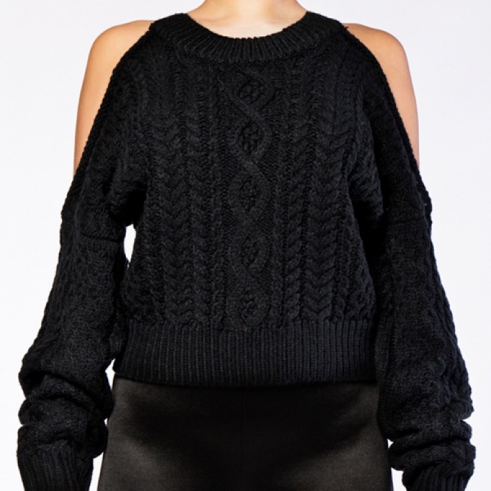 Open Shoulder/Back Sweater